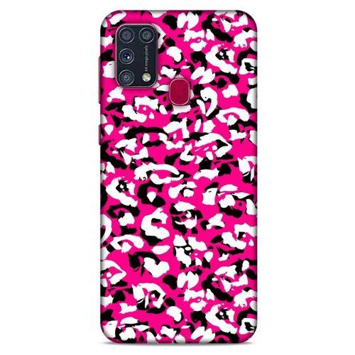 Samsung Galaxy M31 Uyumlu Kılıf Pembe Delisi (31) TPU Kılıf Kamuflaj