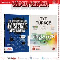 3D TYT Türkçe Deneme ve AKM Paragraf Soru Bankası Seti 2 Kitap