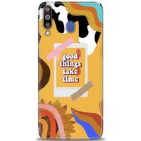 Samsung Galaxy M30 Kılıf HD Baskılı Kılıf - Take Time + Tam Ekran Koruyucu