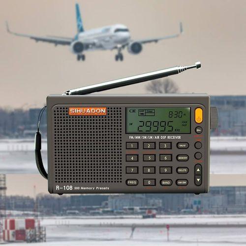 SIHUADON R-108 FM Stereo LW MW SW AIRband radyo
