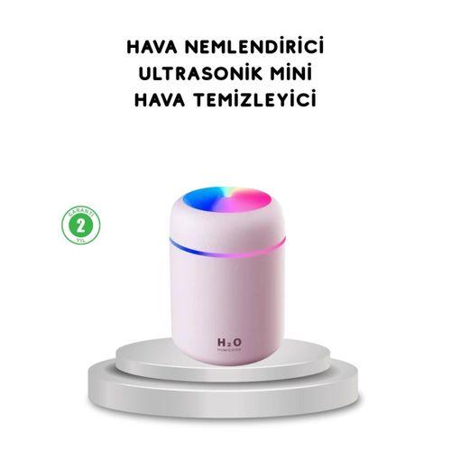Usb Bağlantılı Led Işıklı Hava Nemlendirici – Sessiz Ve Kullanıcı Dostu Tasarım