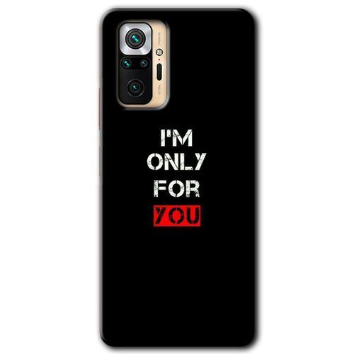 Potkal Hediye Fabrikası Xiaomi Redmi Note 10 Pro Kılıf HD Desen Baskılı Arka Kapak - For You