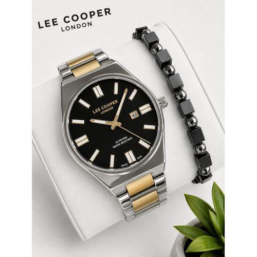 Lee Cooper Erkek Kol Saati 50 Mt Suya Dayanıklı Çelik Kordon Bileklik Hediyeli VS.BLKT.1034