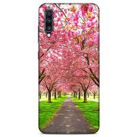 Lopard Samsung Galaxy A70s Uyumlu Kılıf Bahar (42) Rugged Armor Kılıf Pembe Ağaç
