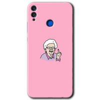 Potkal Hediye Fabrikası Honor 8c Kılıf HD Desen Baskılı Arka Kapak - Bad Grandmother