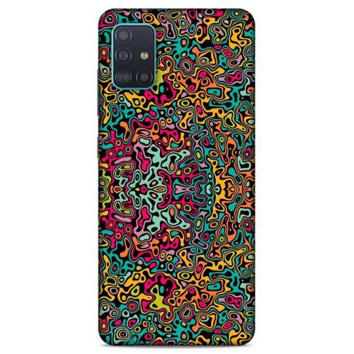 Lopard Samsung Galaxy A51 Uyumlu Kılıf Soyut Sanat (30) Desenli Silicone Case