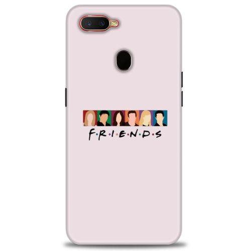Oppo A5S Kılıf HD Baskılı Kılıf - Renkli Friends + Tam Ekran Koruyucu