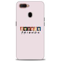 Oppo A5S Kılıf HD Baskılı Kılıf - Renkli Friends + Tam Ekran Koruyucu
