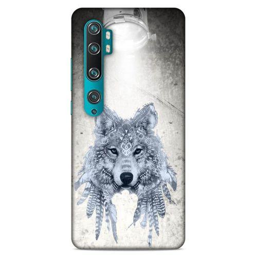 Lopard Xiaomi Mi Note 10 Pro Uyumlu Kılıf Tattoo's (48) Bumper Kılıf Kızılderili Kurt