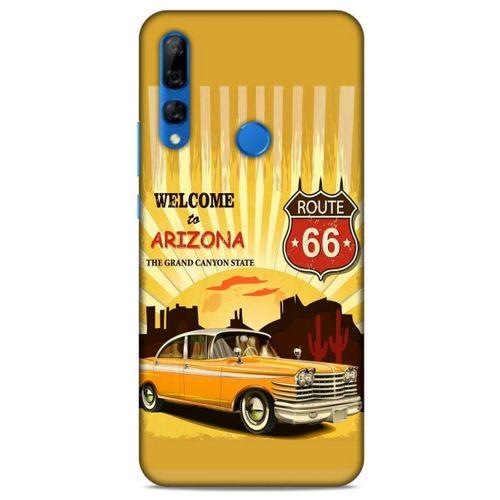 Retro (14) Desen Lansman Kılıf Renkli Huawei Y9 Prime 2019 Kılıf