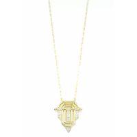 Taşlı Vip Serenay Kolye - Altın