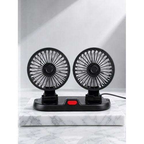 Usb Bağlantılı Çift Başlıklı Araç İçi Soğutma Vantilatörü