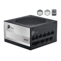 MSI PRO A850PL PCIE5 850W 80+ PLATINUM PSU