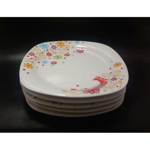 Porland Touchme Yemek Takım  İkram ,Çeyiz  5 Parça Çiçekli Porselen  Set 18X18X2Cm