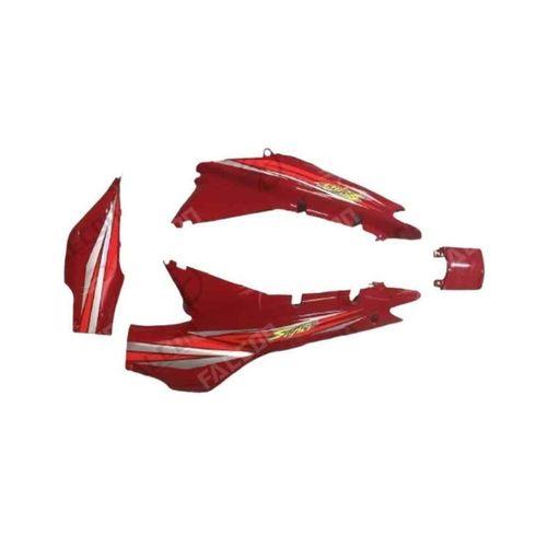 BİSAN Bisan Lifan Sele Altı Sağ Sol Akü Kapağı Ve Birleştirici Kapak (Kırmızı)