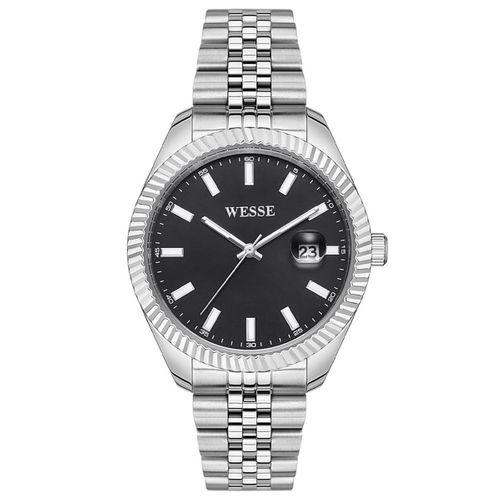 Wesse WWG208201 Quartz Çelik Gri Siyah Kadran 43 mm Erkek Kol Saati