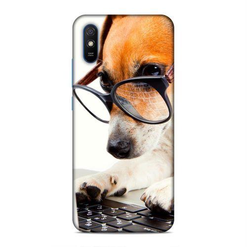 Xiaomi Redmi 9a Kılıf Gozluklu Terrier Arka Kapak Silikon Koruma Full Koruyucu