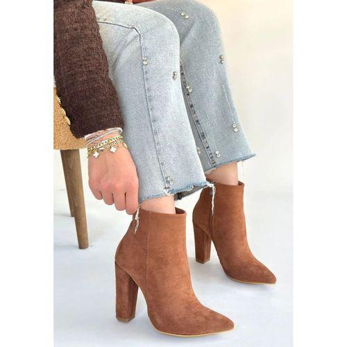 Loora Vizon Süet Topuklu Bot