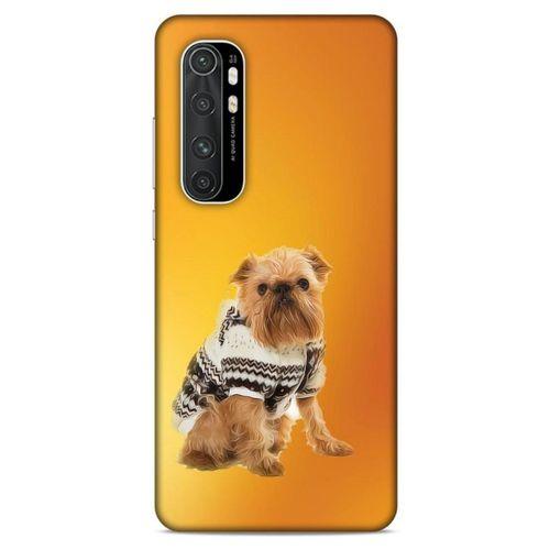 Xiaomi Mi Note 10 Lite Kılıf Köpek Kıyafetleri (28) Arka Kapak Brüksel Griffonu Hırka