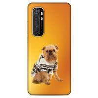 Xiaomi Mi Note 10 Lite Kılıf Köpek Kıyafetleri (28) Arka Kapak Brüksel Griffonu Hırka