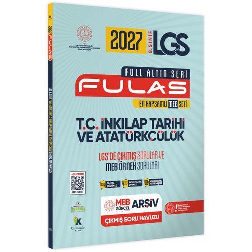 2027 8 Sınıf Full LGS Altın Seri (FULAS) İNKILAP TARİHİ MEB Çıkmış Soru Bankası Modüler Seti Çözümlü