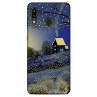 Samsung Galaxy A20 Kılıf Snowix (42) Rugged Armor Kılıf Gold Lacivert