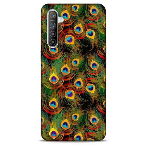 Oppo Realme XT Kılıf Desenli Özel Seri Tüyler (12) Koruyucu Silikon
