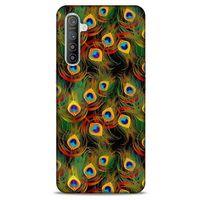 Oppo Realme XT Kılıf Desenli Özel Seri Tüyler (12) Koruyucu Silikon