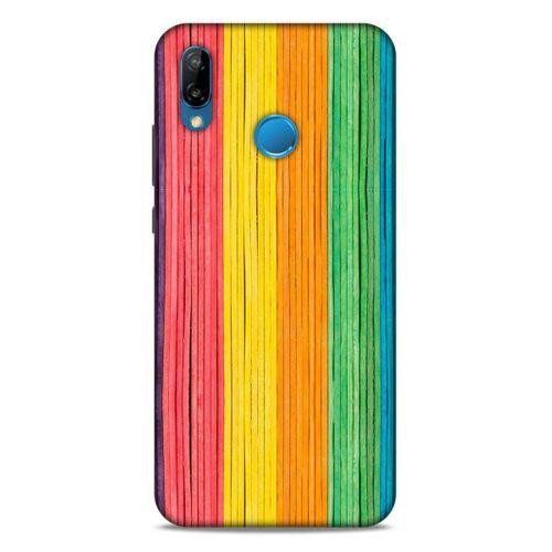 Lopard Huawei P20 Lite Uyumlu Kılıf Wood'X (28) Arka Kapak Desenli