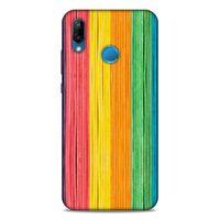 Lopard Huawei P20 Lite Uyumlu Kılıf Wood'X (28) Arka Kapak Desenli