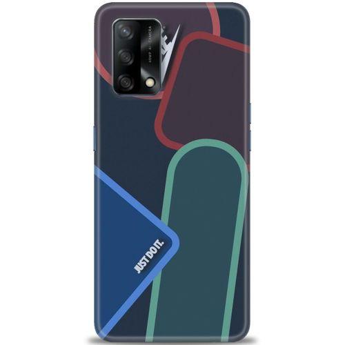 Oppo A74 Kılıf HD Baskılı Kılıf - Just Do It + Tam Ekran Koruyucu