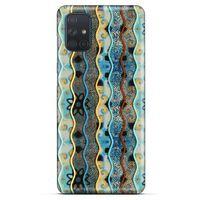 Samsung Galaxy M51 Kılıf Baskılı Özel Seri Taşlı (28) Arka Kapak