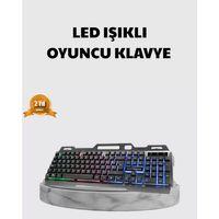 Profesyonel  Klavye Mouse Seti – Rgb Işıklı, Türkçe Q, Dpı Ayarlı, Dayanıklı Gövde