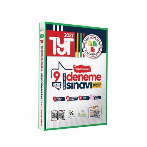 2027 TYT Türkiye Geneli Kurumsal 9lu Paket Deneme Sınavı Dijital Cevaplı