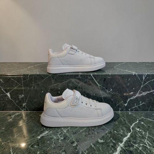 Bestof 150pf Beyaz Renk Cırtlı Hafif Fuspetli Çocuk Spor Ayakkabı