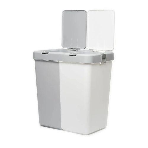 Motek Motek Çok Amaçlı Çift Bölmeli 80 Litre Çamaşır Kirli Sepeti
