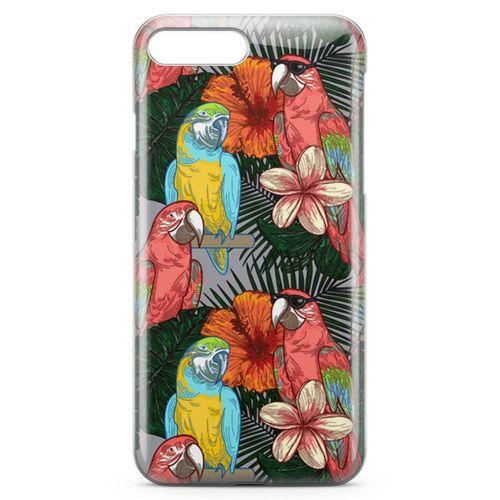 Apple iPhone 8 Plus Kılıf Dost Papağanlar Arka Kapak Koruma Desenli Full Koruyucu