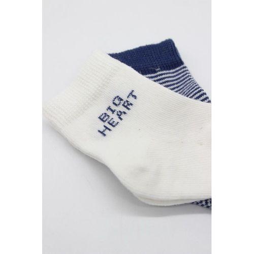 Bistyle Big Heart Penye Soket Çorap 2'Li BS10117 Lacivert