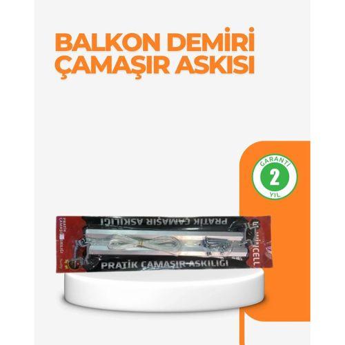 25x60 Cm Çamaşır Askılığı Kare Balkon Demiri İçin Dayanıklı Tasarım
