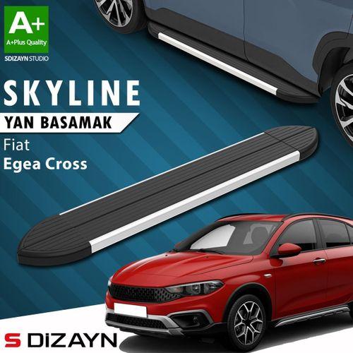 S-Dizayn Fiat Egea Cross Skyline Aluminyum Yan Basamak 183 Cm 2020 Üzeri A+ Kalite