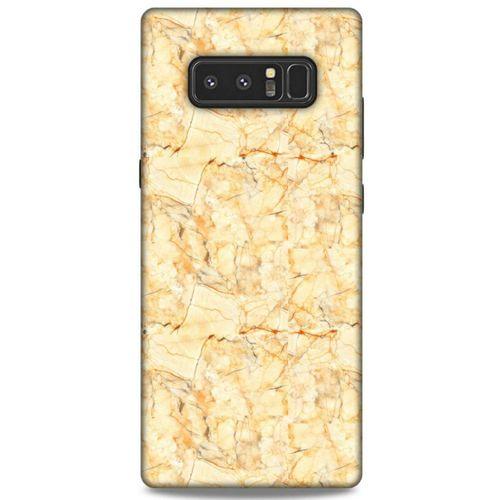 Mermer Desenli (49) Tema Ultra Silikon Kılıf Gold Samsung Galaxy Note 8 Kılıf
