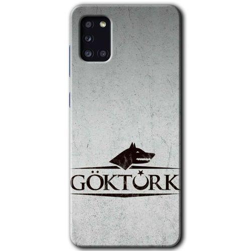 Samsung Galaxy A31 Kılıf Baskılı Kapak - Göktürk +Tam Ekran Koruyucu