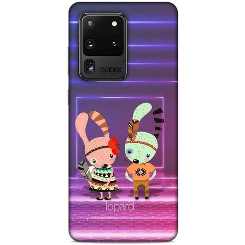 Samsung Galaxy S20 Ultra Kılıf FunnyMaX (4) Koruma Kılıfı Mor Pembe