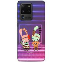 Samsung Galaxy S20 Ultra Kılıf FunnyMaX (4) Koruma Kılıfı Mor Pembe