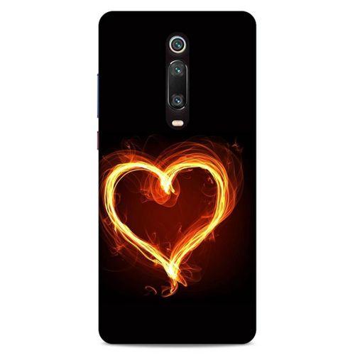 Lopard Xiaomi Mi 9T Pro Uyumlu Kılıf FireX (24) Darbe Emici Kılıf Ateşli Kalp