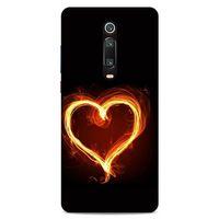 Lopard Xiaomi Mi 9T Pro Uyumlu Kılıf FireX (24) Darbe Emici Kılıf Ateşli Kalp