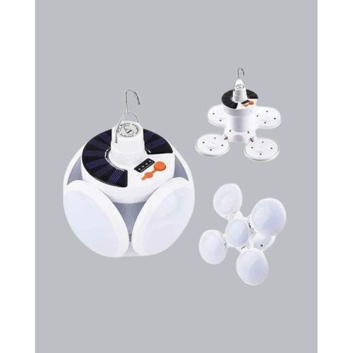 Solar Güneş Enerjili Ve Usb Şarjlı 5 Kanatlı Led Kamp Lambası