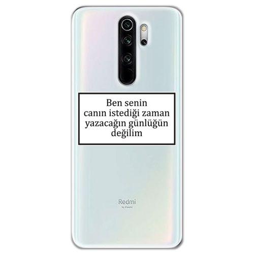 Xiaomi Redmi Note 8 Pro Kılıf HD Yazı Baskılı Silikon Arka Kapak - Yazı 10