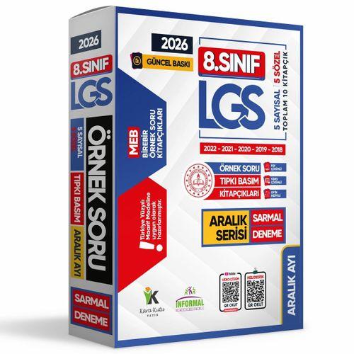 2026 8 Sınıf LGS Aralık Ayı MEB Örnek Soru Tıpkı Basım 5li Sarmal Deneme Paketi Video/PDF Çözümlü