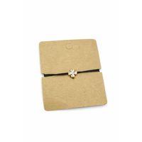 12'li Paket Yonca İp Bileklik - Siyah